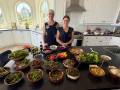 The domestic and wild spread for the high tea